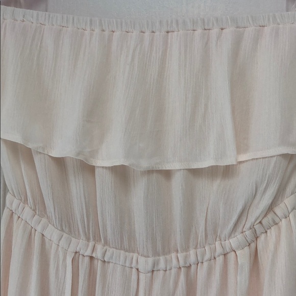 PINK/ WHITE OFF SHOULDER JUMPSUIT - Picture 5 of 6